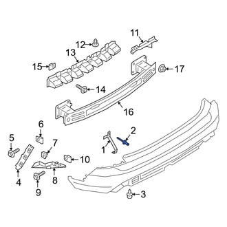Ford OE - Bumper Cover Rivet