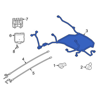 Ford OE - Rear Parking Aid System Wiring Harness
