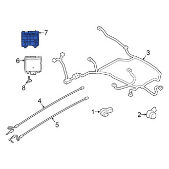 Ford OE - Right Blind Spot Detection System Warning Sensor Bracket