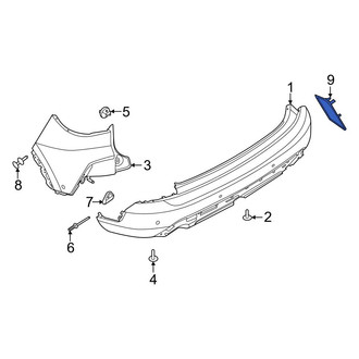 Ford OE - Rear Right Reflector Panel