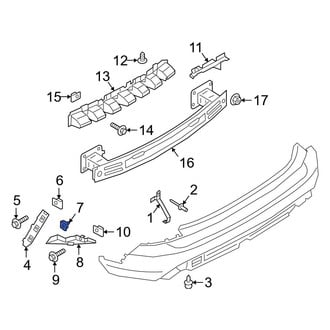 Ford OE - Outer Bumper Cover Retainer