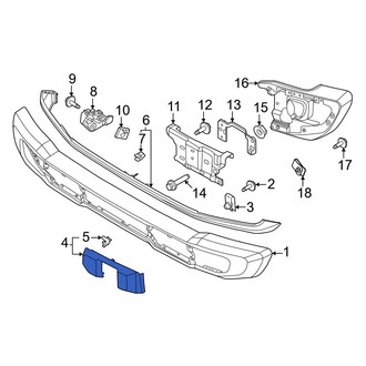 Ford OE - Front Left Bumper Cover Spacer Panel