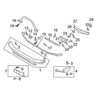 Ford OE - Bumper Guard Bolt