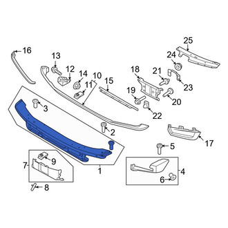 Ford OE - Front Bumper Face Bar