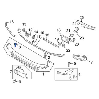 Ford OE - Suspension Ride Height Sensor Nut