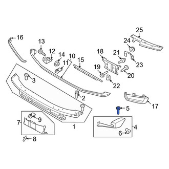 Ford OE - Bumper Guard Bolt