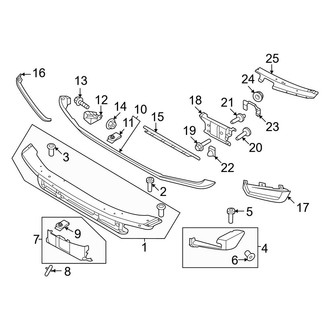 Ford OE - Front Bumper - Bumper & Components (With Modular), (Raptor)