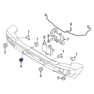 Ford OE - Front Right Inner Parking Aid Sensor Housing