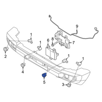 Ford OE - Front Left Inner Parking Aid Sensor Housing