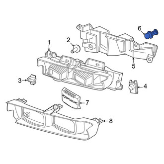 Ford OE - Bumper Cover Spacer Panel Clip