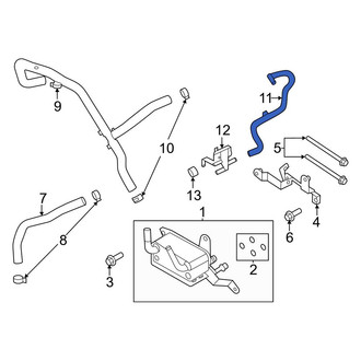 Ford OE - Lower Radiator Coolant Hose