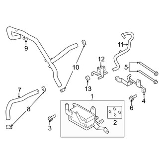 Ford OE - Cooling - Trans Oil Cooler (2.3L Automatic Tr)