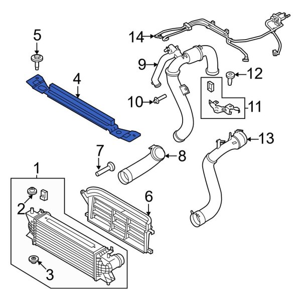 Intercooler Bracket