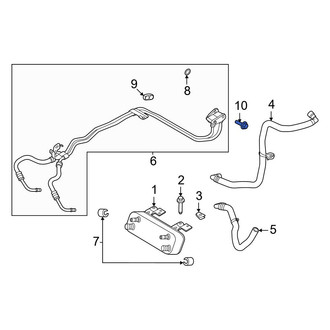 Ford OE - Automatic Transmission Oil Cooler Bolt