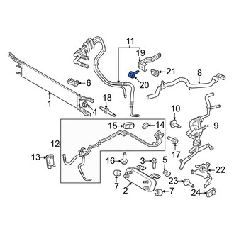 Ford OE - Automatic Transmission Oil Cooler Bolt