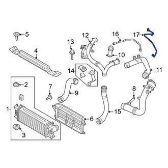 Ford OE - Left Evaporative Emissions System Lines
