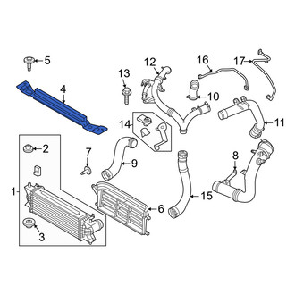 Ford OE - Intercooler Bracket