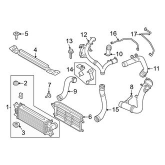 Ford OE - Cooling - Intercooler (2.7L)