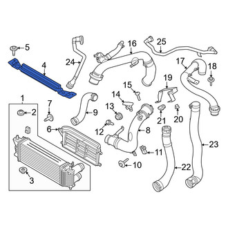 Ford OE - Intercooler Bracket