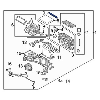 Ford OE - Cabin Air Filter Cover
