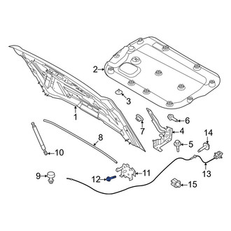 Ford OE - Hood Latch Bolt