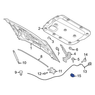 Ford OE - Hood Release Cable Clip