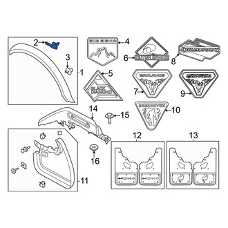 Ford OE - Fender Flare Clip