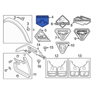 Ford OE - Front Fender Emblem