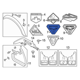 Ford OE - Front Fender Emblem