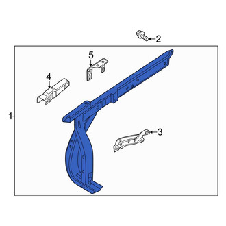 Ford OE - Front Right Fender Rail