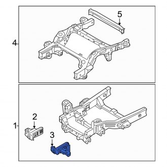 Ford OE MB3Z5D059G - Front Left Frame Rail End