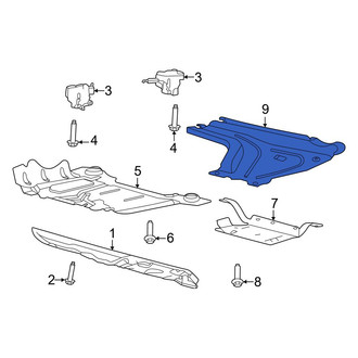 Ford OE - Front Floor Pan Splash Shield