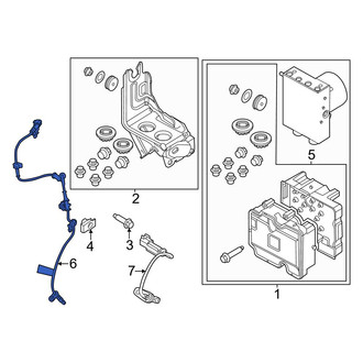 Ford OE - Front Left ABS Wheel Speed Sensor