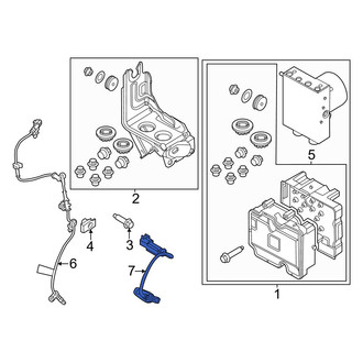 Ford OE - Rear ABS Wheel Speed Sensor
