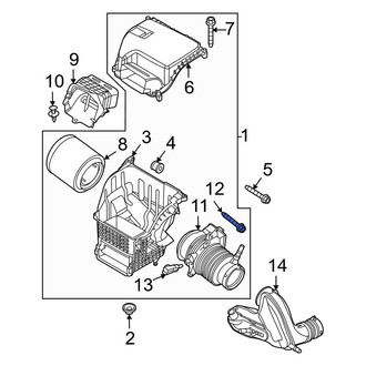 Ford OE - Upper Air Filter Housing Screw