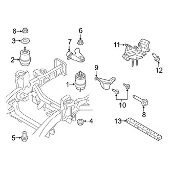 Ford OE - Engine & Transmission Mounting (2.3L)