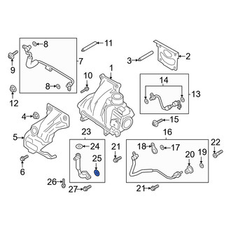 Ford OE - Turbocharger Oil Line Gasket