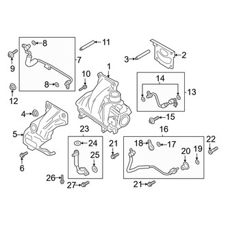 Ford OE - Engine - Turbocharger & Components (2.3L)