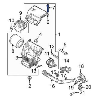 Ford OE - Upper Air Filter Housing Screw