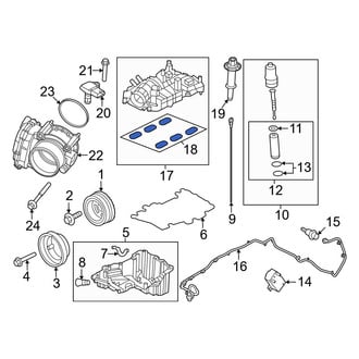 Ford OE - Lower Engine Intake Manifold Gasket