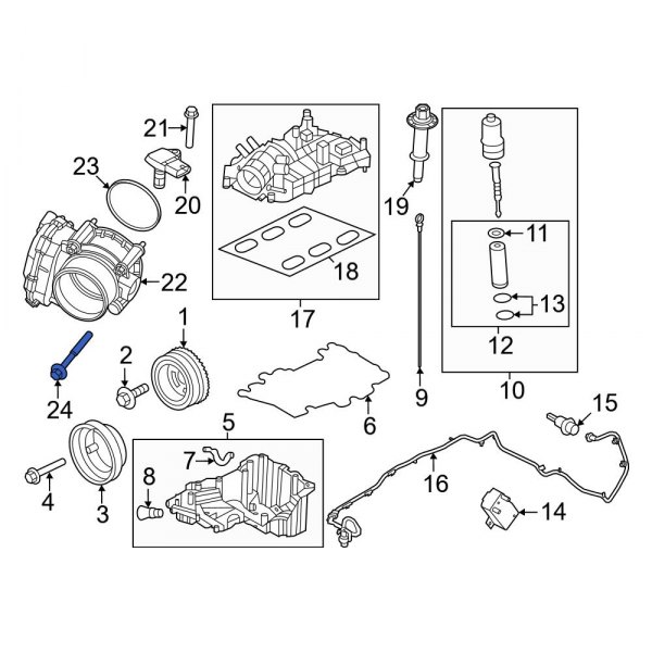 Fuel Injection Throttle Body Bolt