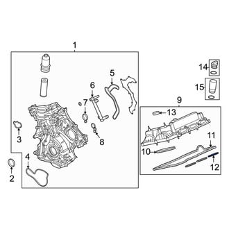 Ford OE - Left Outer Engine Valve Cover Gasket
