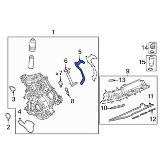 Ford OE - PCV Valve Hose