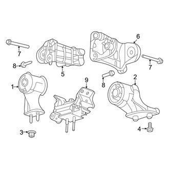 Ford OE - Engine & Transmission Mounting (3.0L)