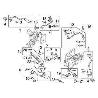 Ford OE - Turbocharger Oil Line Gasket