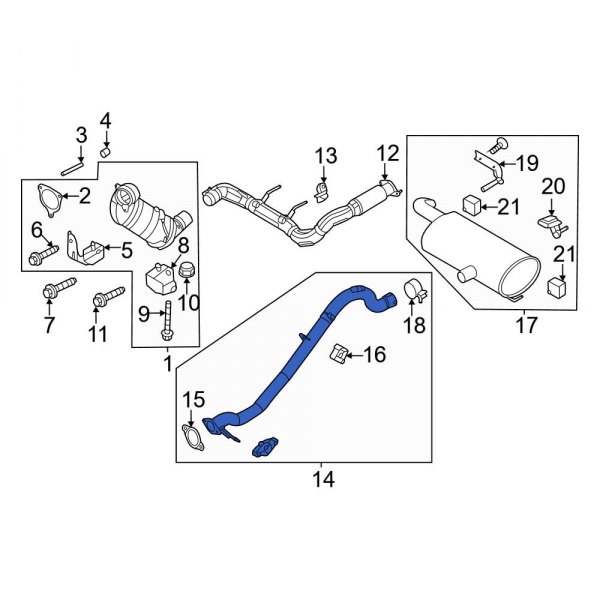 Exhaust Axle Pipe