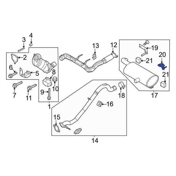 Exhaust System Hanger Bracket