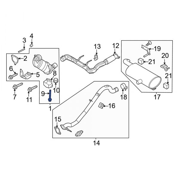 Catalytic Converter Bolt