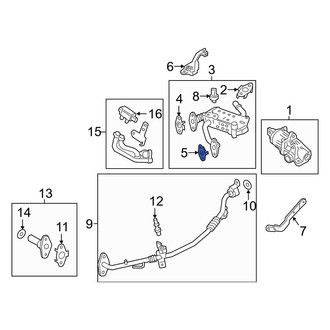 Ford OE - Exhaust Gas Recirculation (EGR) Cooler Gasket