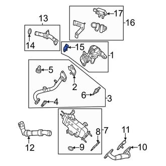 Ford OE - Exhaust Gas Recirculation (EGR) Tube Gasket